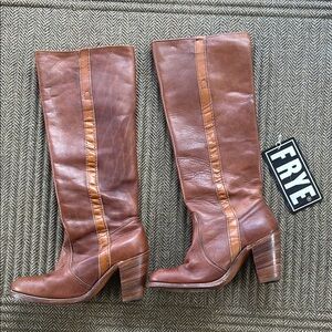 1970’s vintage Frye Women's Brown Leather Boots